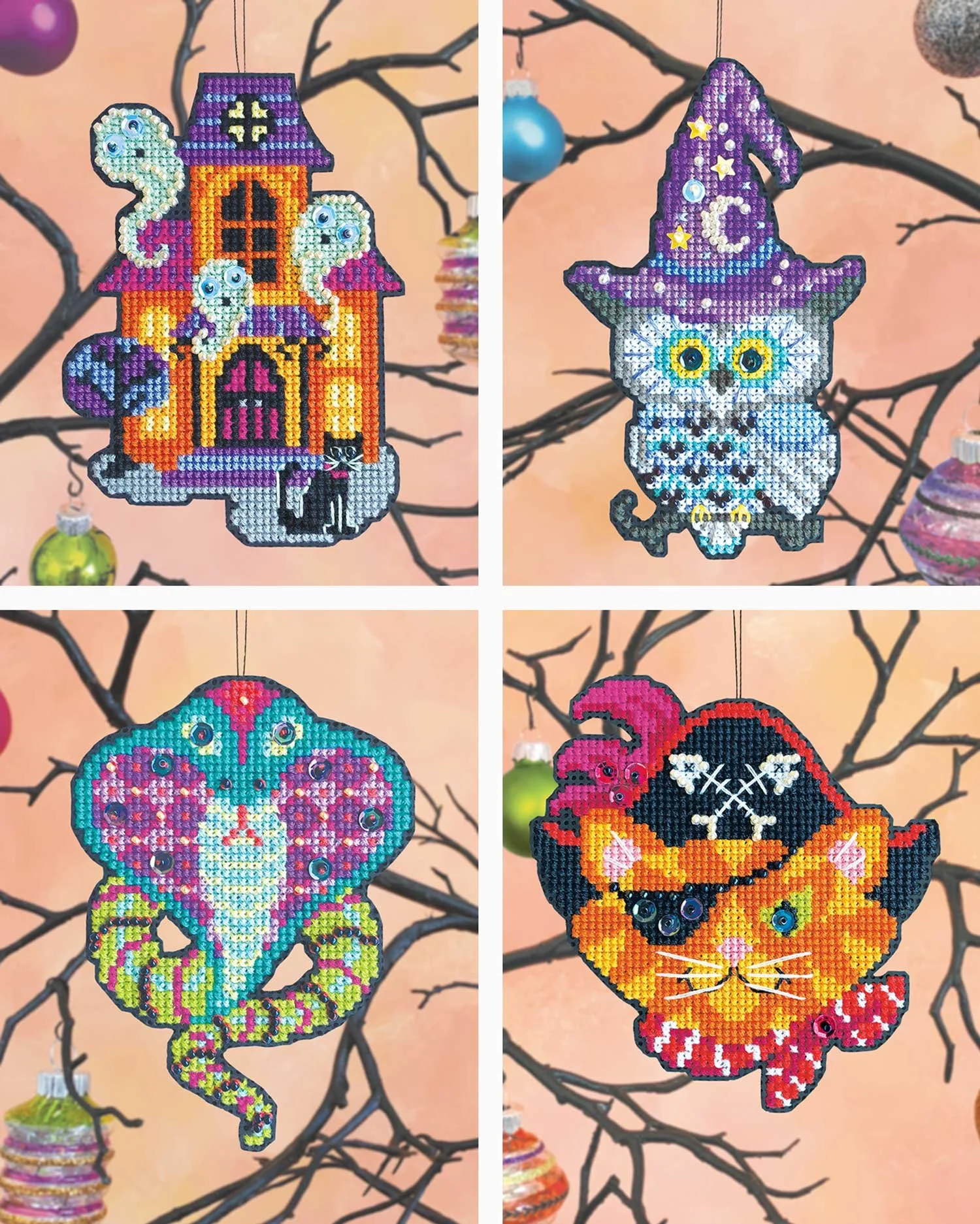 2021 Halloween Ornament Set four kits — Satsuma Street