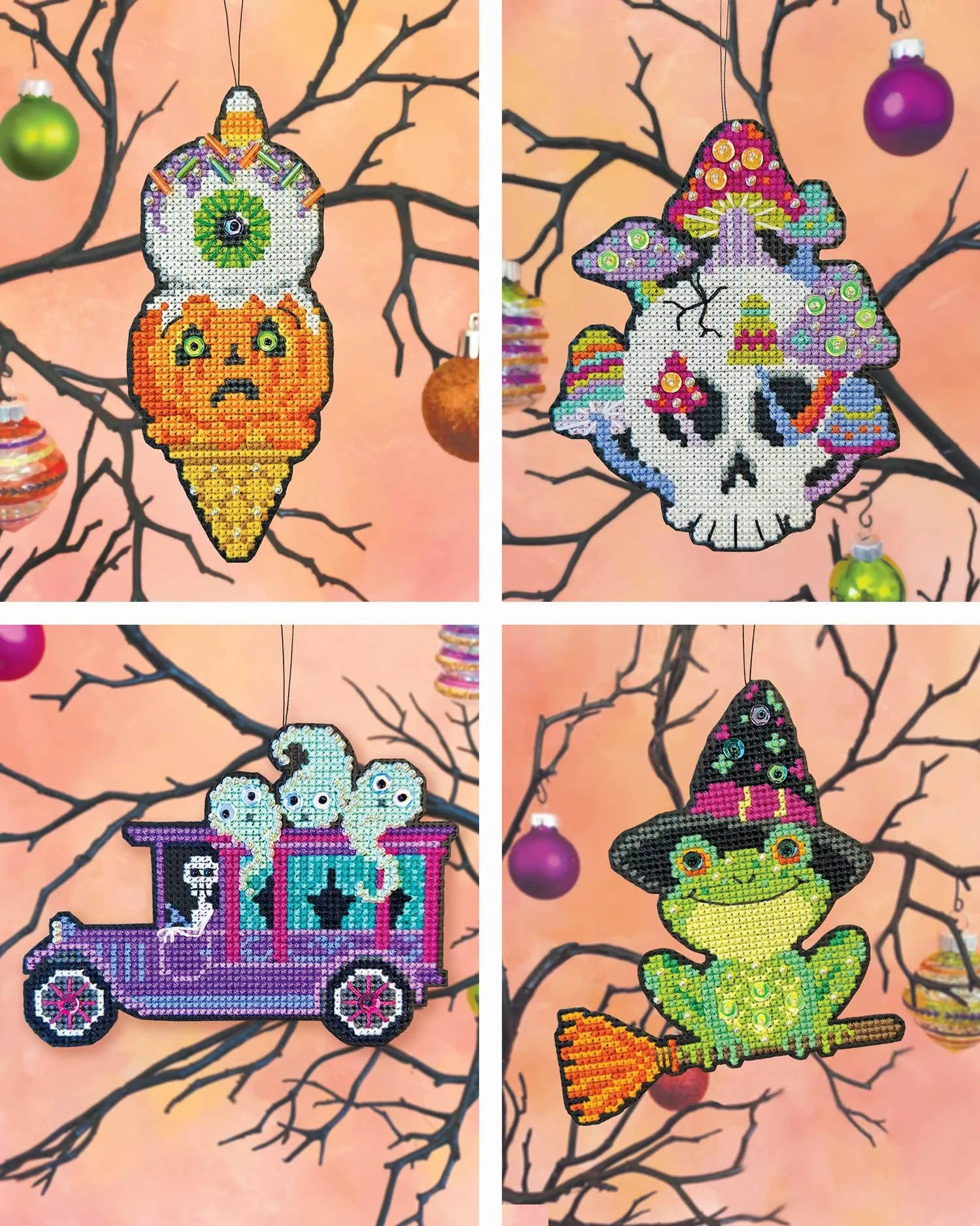 2021 Halloween Ornament Set four kits — Satsuma Street
