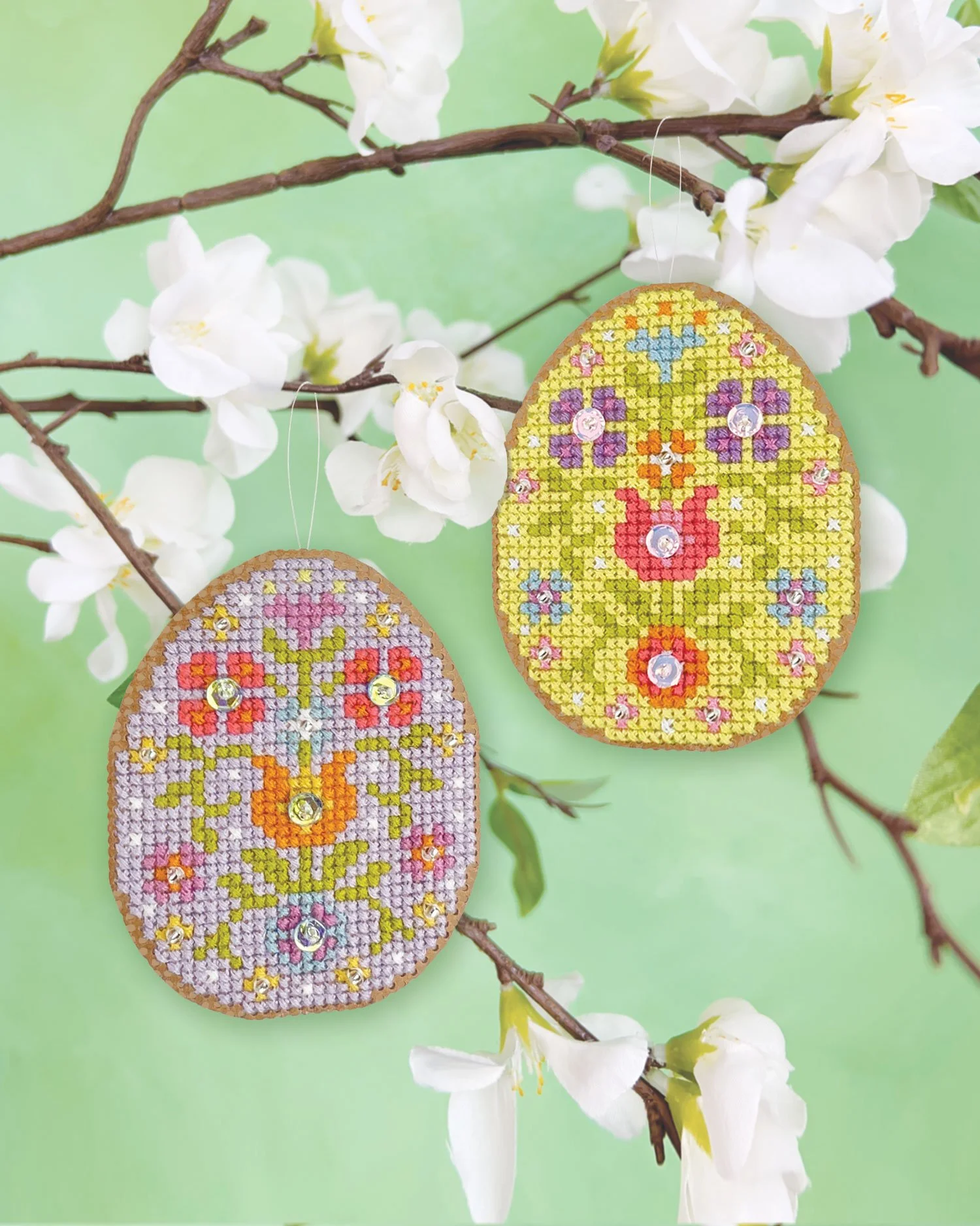 The Four Elements Satsuma Street cross stitch pattern — Satsuma Street