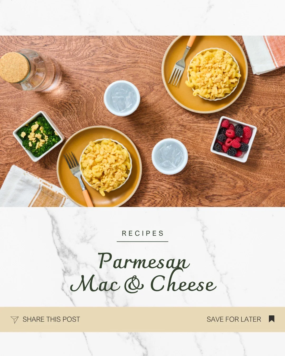 ✨ Creamy, cozy, and crave-worthy &mdash; our Parmesan Mac &amp; Cheese is the ultimate comfort dish, topped with crushed Joyfull Bakery Parmesan Crisps for that irresistible crunch. 🧀🍂

👉 Save this recipe for your next cozy night in!

💛 Ingredien