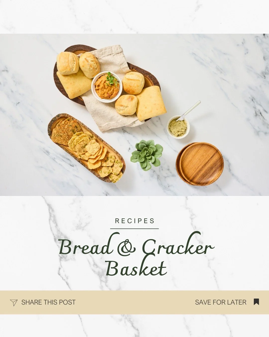 When the invite says &ldquo;bring a side&rdquo; and time is not on your side 😅✨
Enter: the Bread &amp; Cracker Basket.

Grab your favorite Joyfull Bakery Parmesan Crisps &amp; Thin Crisps, add bakery rolls and a dip, and you&rsquo;re holiday-ready i