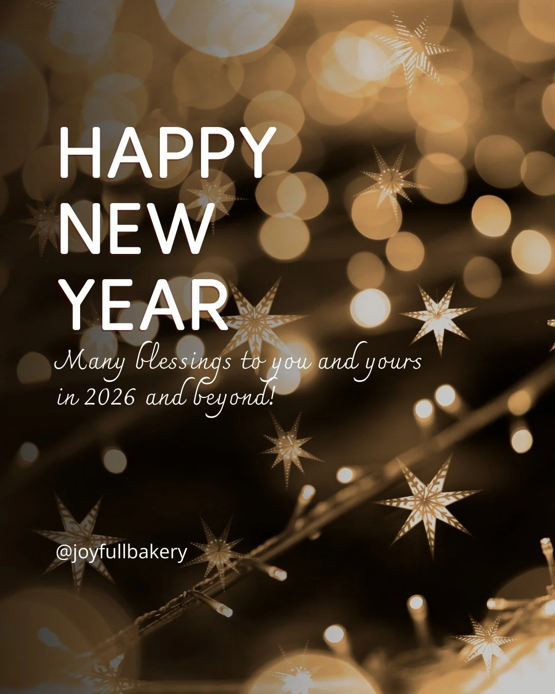 Pop the bubbly and pass the crisps 🥂✨
As you welcome the New Year, pair your Champagne or Prosecco with Joyfull Bakery&mdash;Sparkling Wine&rsquo;s Best Friend for effortless, elevated celebrating.
Wishing you many blessings in 2026 and beyond.

#jo