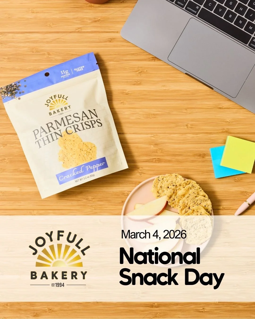 Snack break?
Upgrade it!

Our Parmesan Thins are baked with 100% aged Parmesan and real, simple ingredients &mdash; made for busy days, quick bites, snack cravings, and meeting protein goals.

It&rsquo;s National Snack Day. Make it count!! 

#nationa