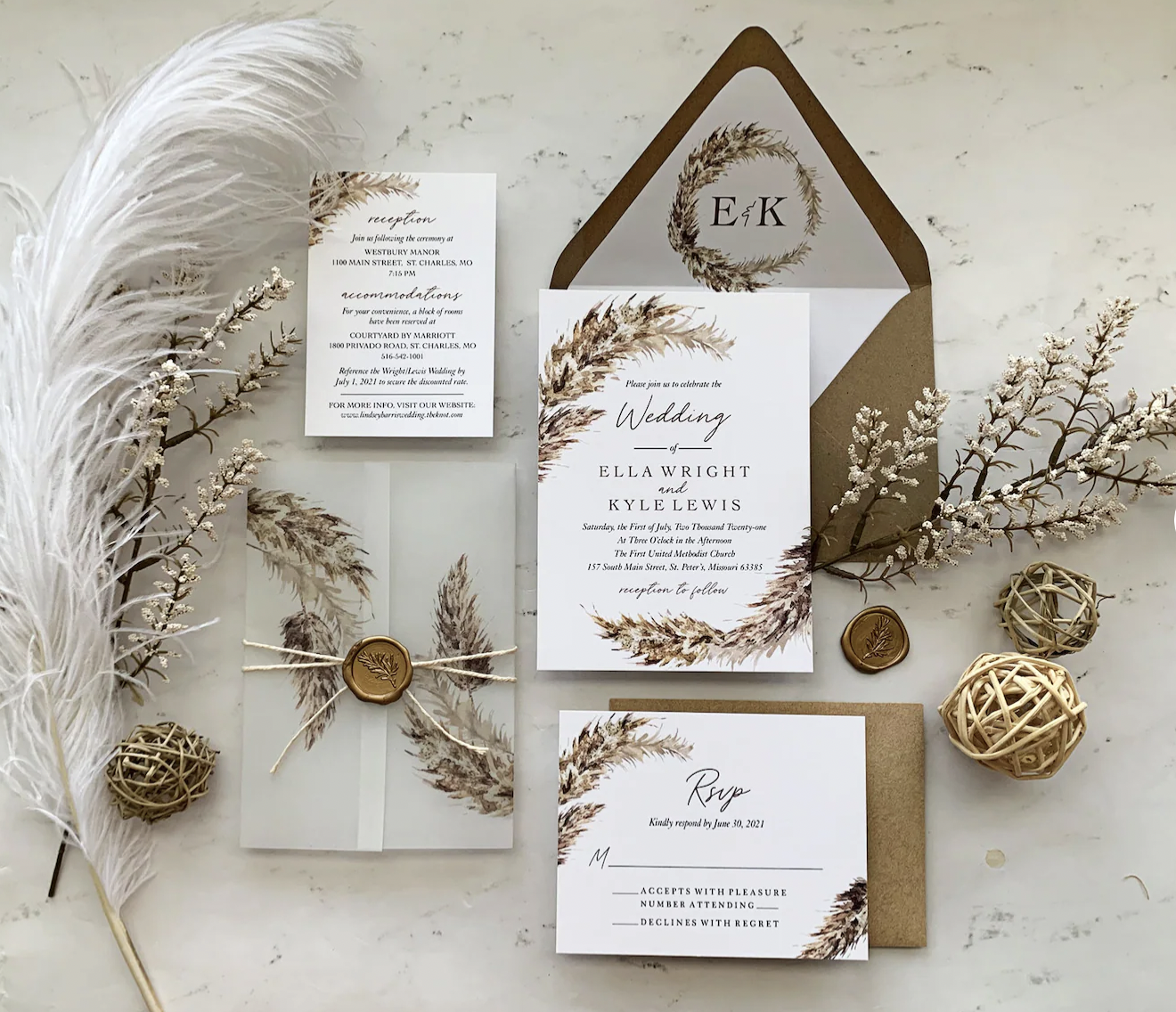 Orlando Wedding Photographer Flat lay