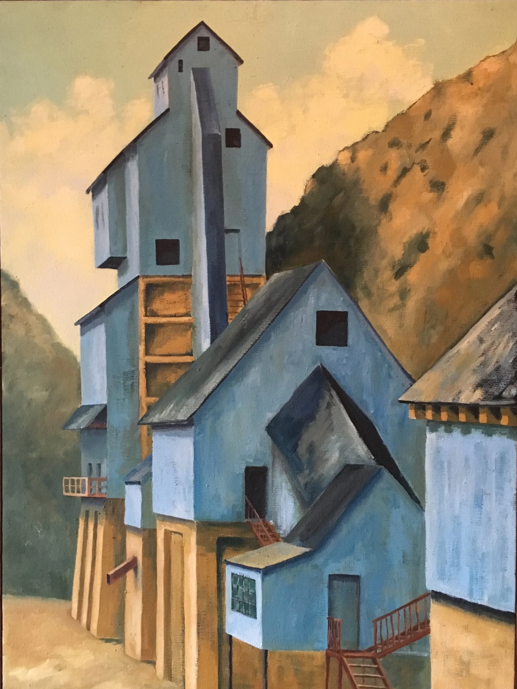 Stone Quarry (Western Massachusetts)  
Oil on canvas, c1965 
Private Collection