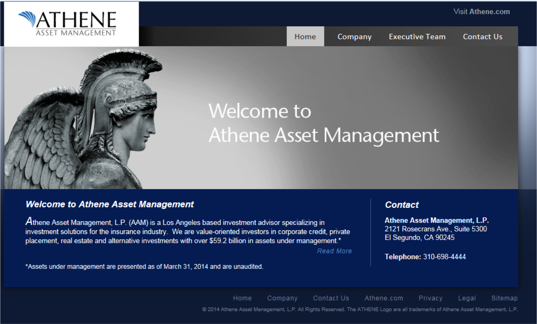 Athene Asset Management website, 2015