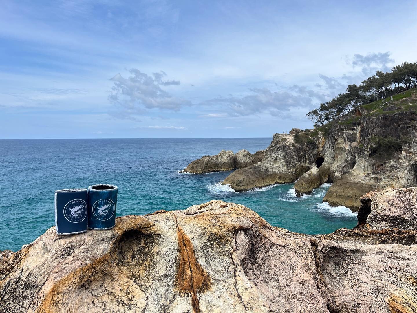 Summer is just around the corner! It&rsquo;s now time to grab one of our new Sharked Can Coolers to keep your drinks cold! ☀️
.
.
.
#sharked #sharkedclothingco #fishing #camping #surfing #adventure #shoplocal #stubbyholder #cancooler #diving #lifesyl