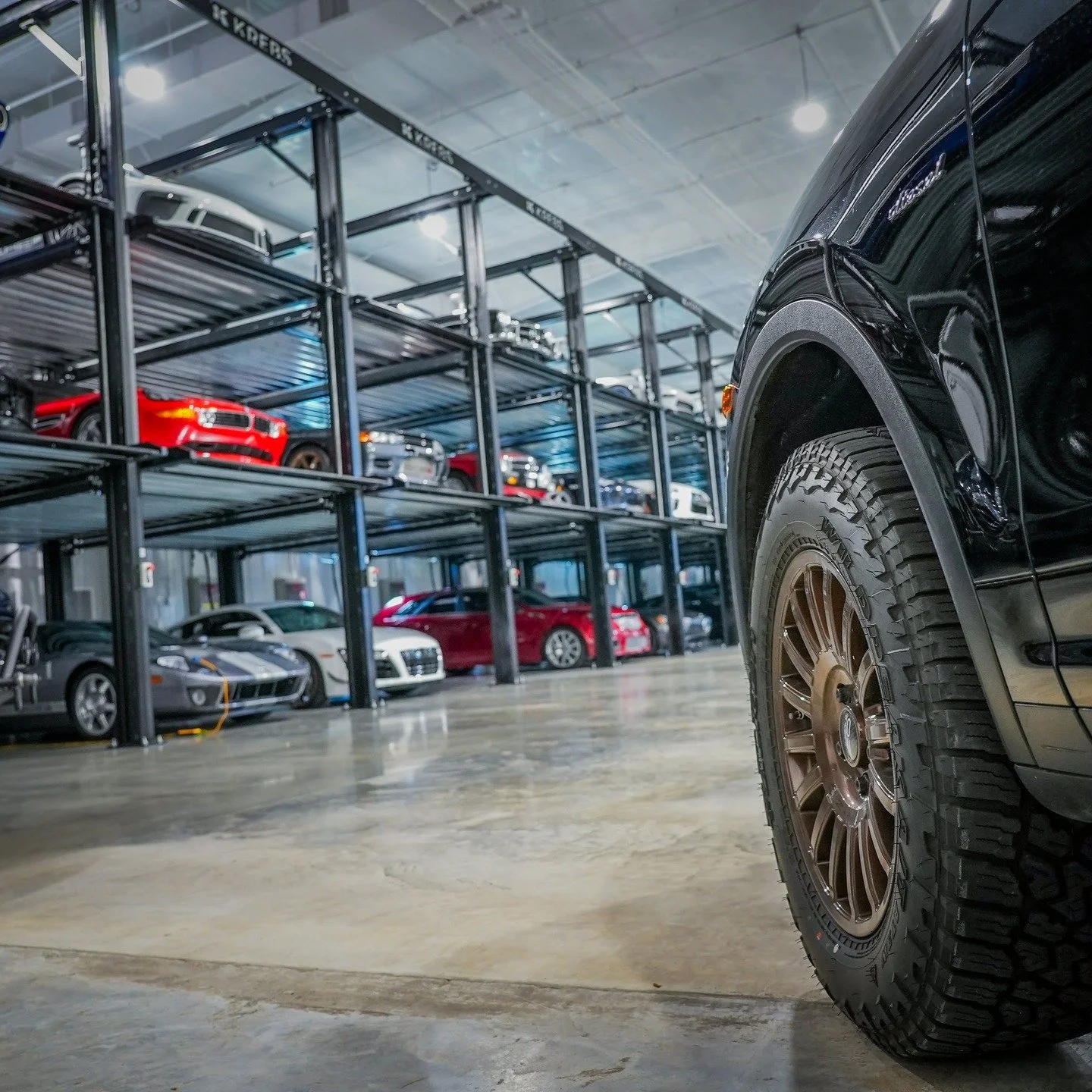 Storage is an engineering problem solved for seamless access and total peace of mind. Vehicles in our facility are safely racked, not merely parked. This structure is built for long-term preservation, ensuring we can also retrieve your asset for you 