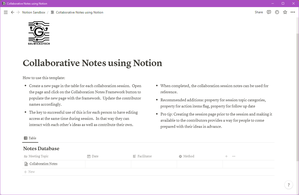 Collaborative Notes using Notion - Image 1.png