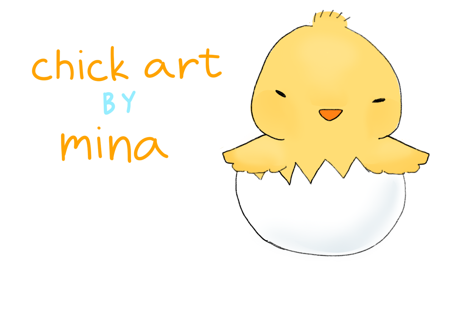 Chick Art by Mina