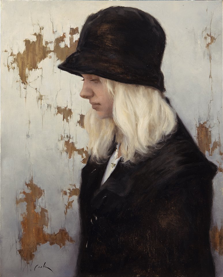 Gossamer, 2022, 16" x 20" Oil on Panel