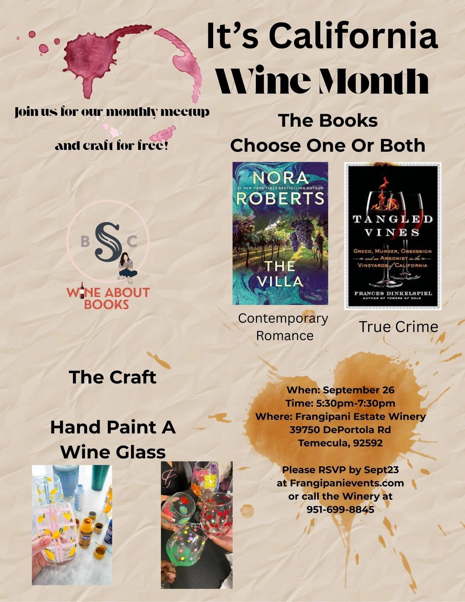 Wine About Books - Book Club