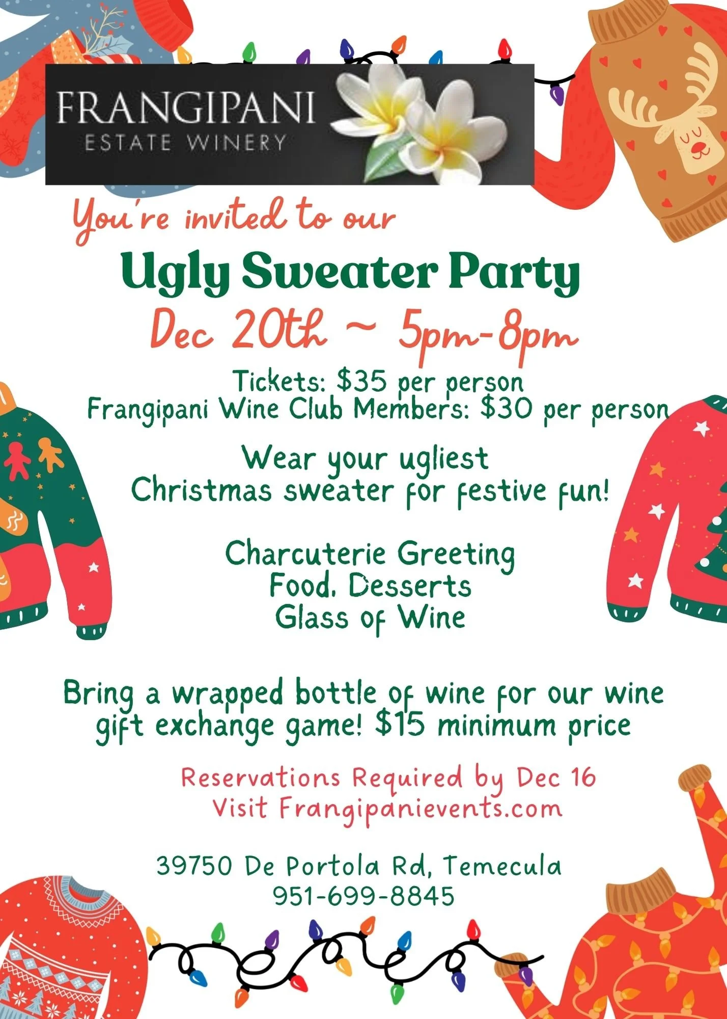 Ugly Sweater Party