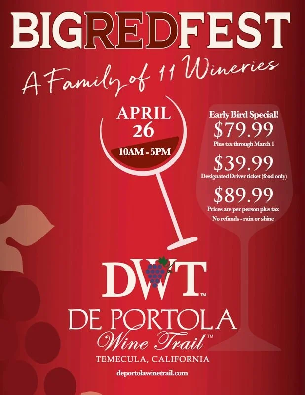 De Portola Wine Trail Big Red Fest