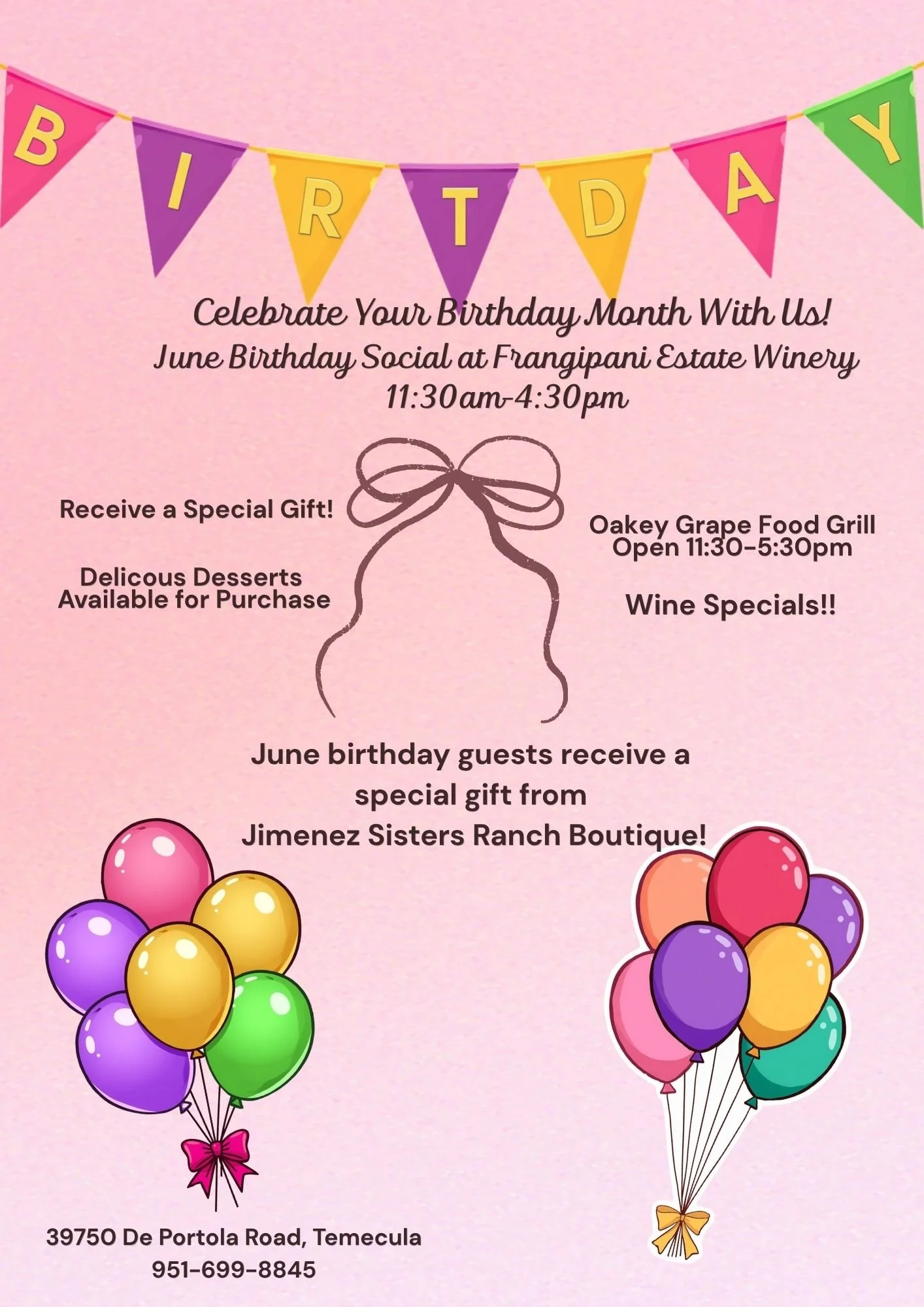 June Birthday Social