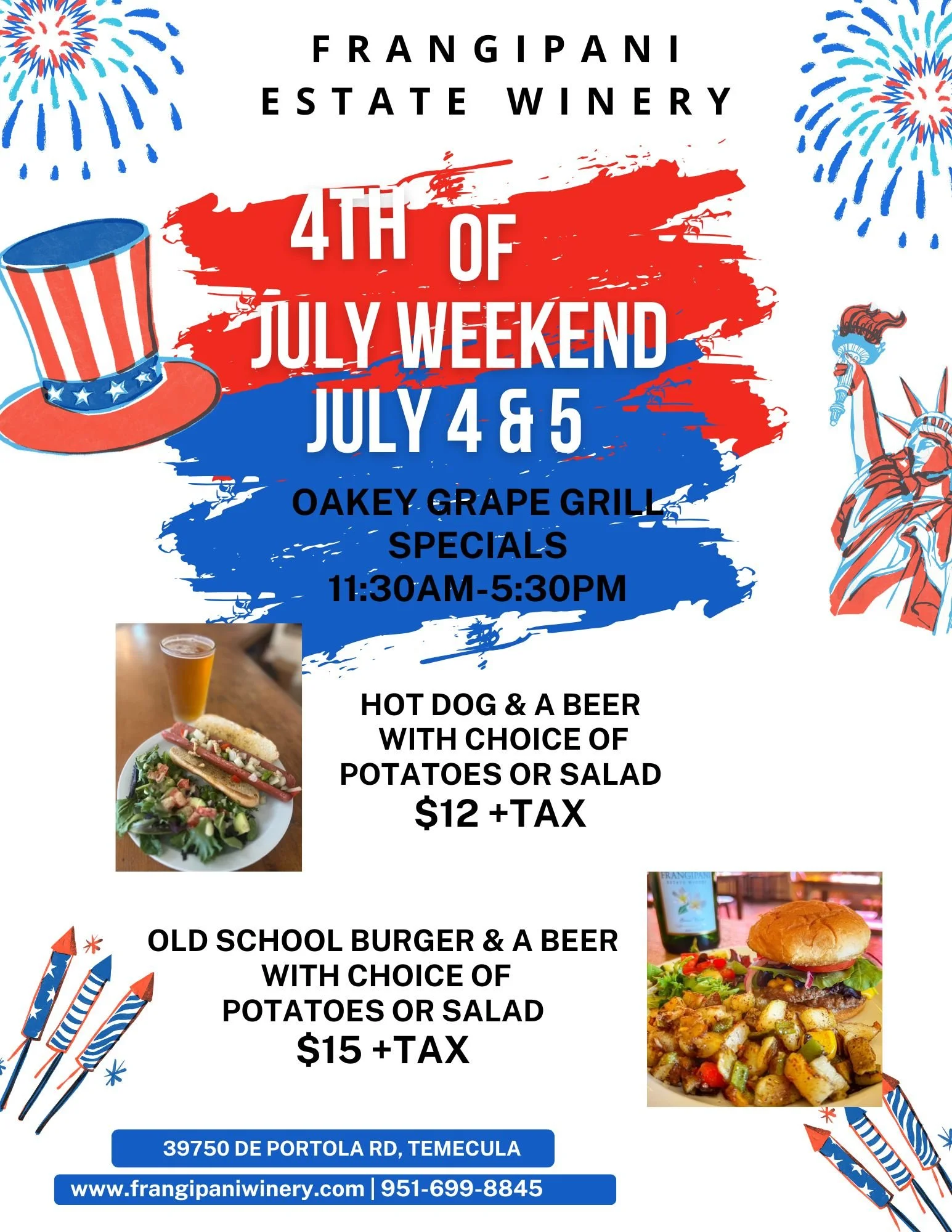 4th of July Weekend Food Special 