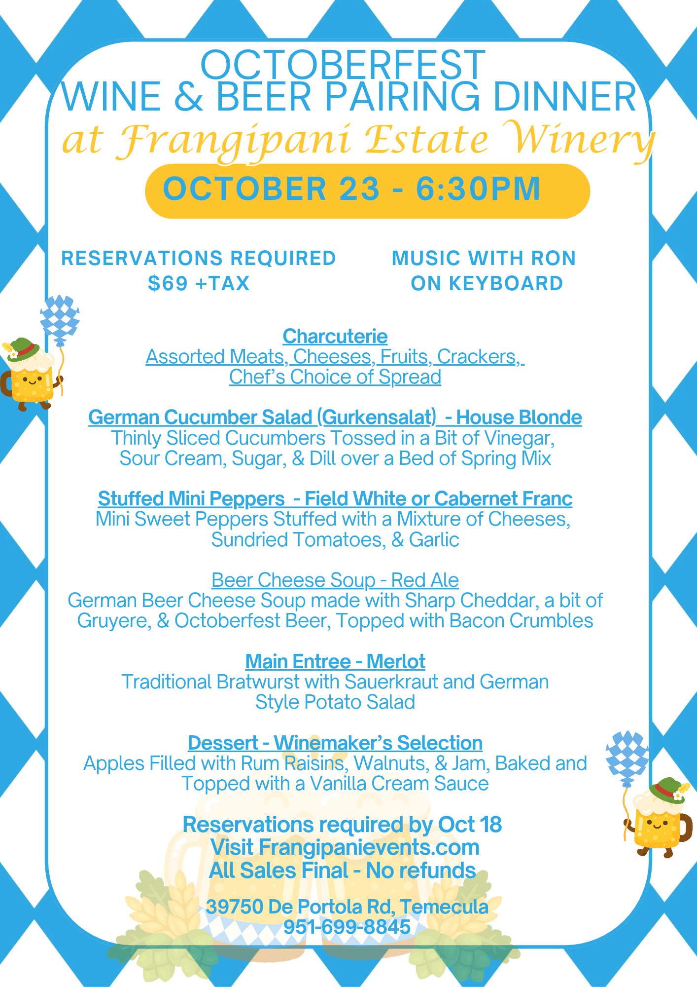 Octoberfest Food &amp; Wine Pairing