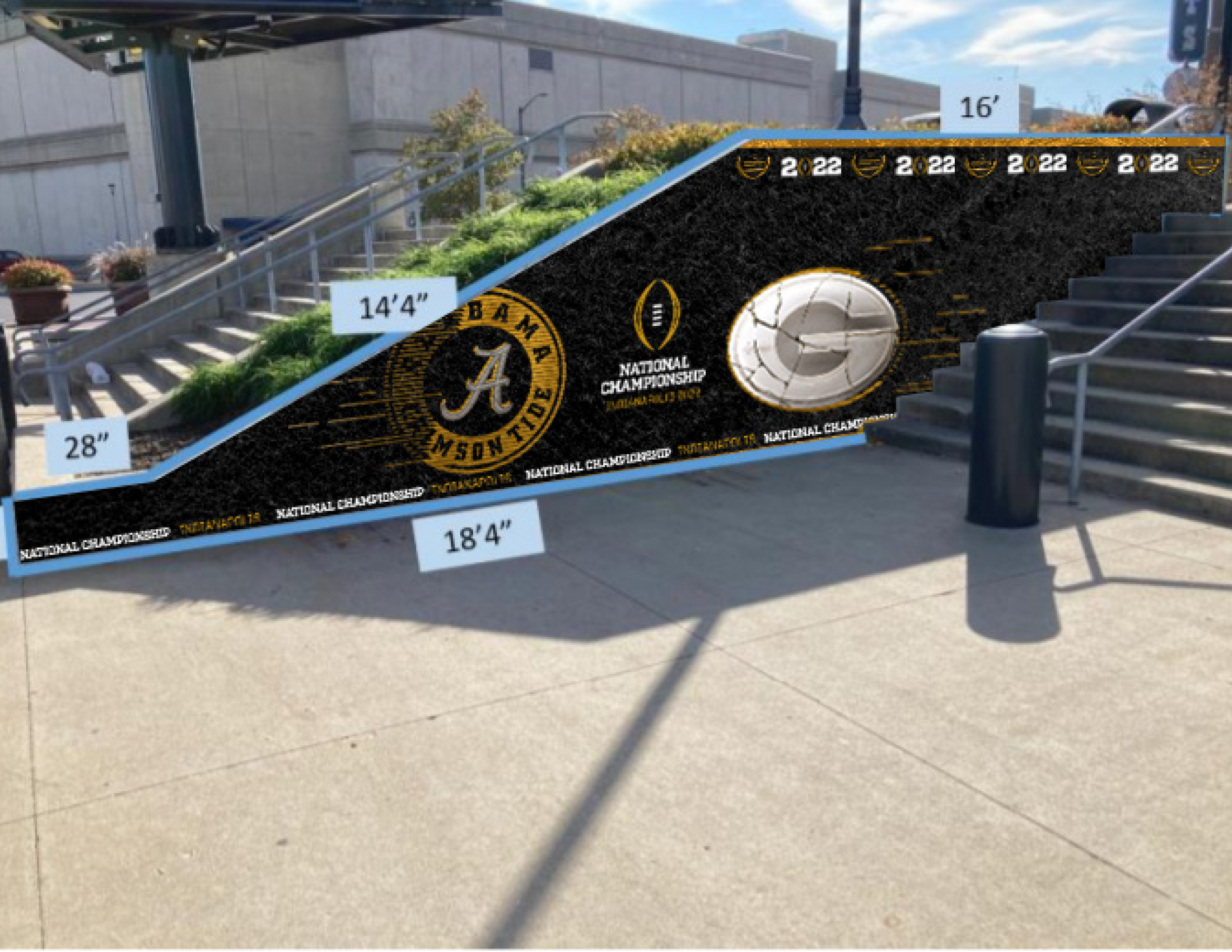 Venue space mockup