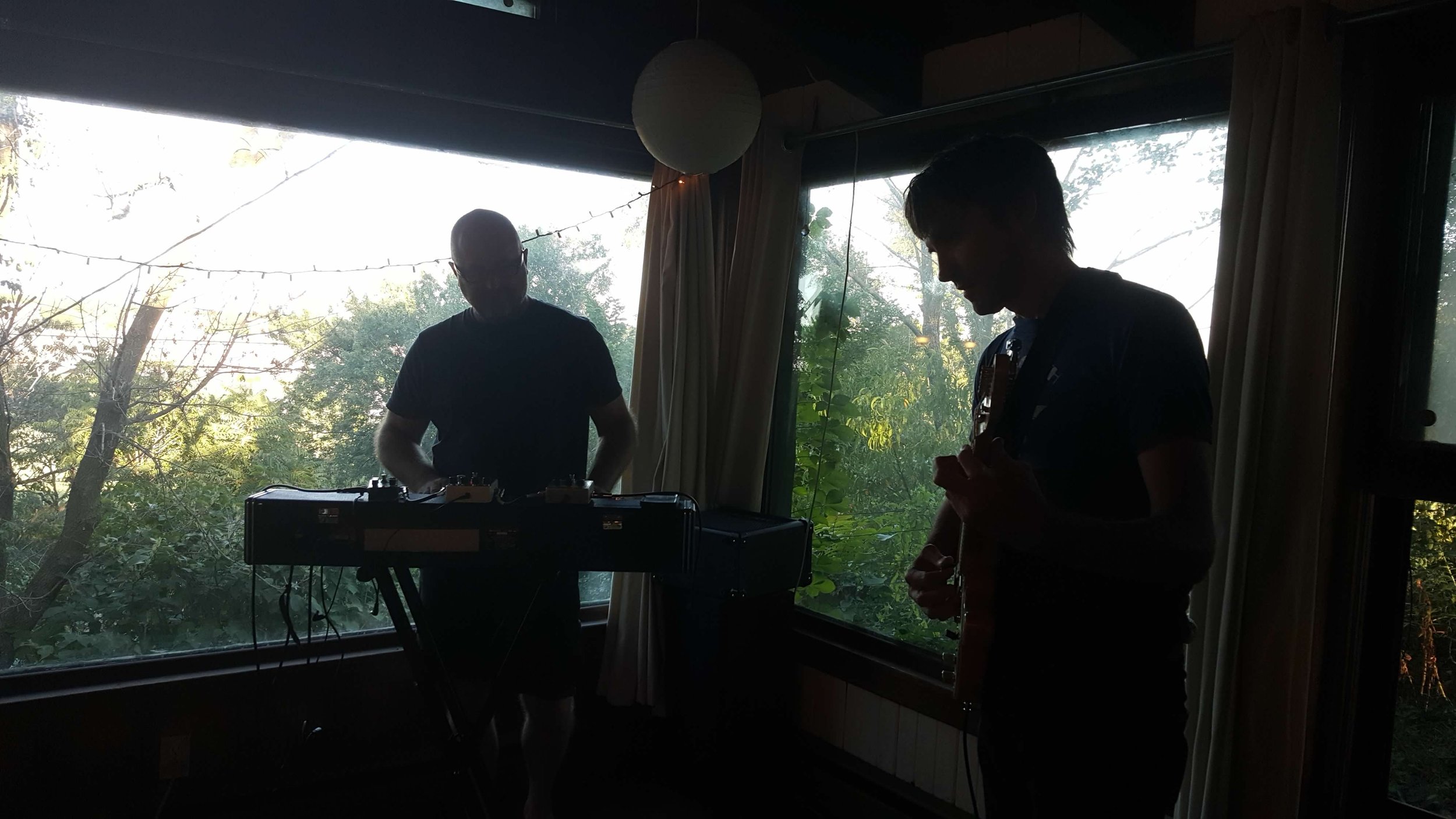 Thollem McDonas and Bill Mackay, August 2017