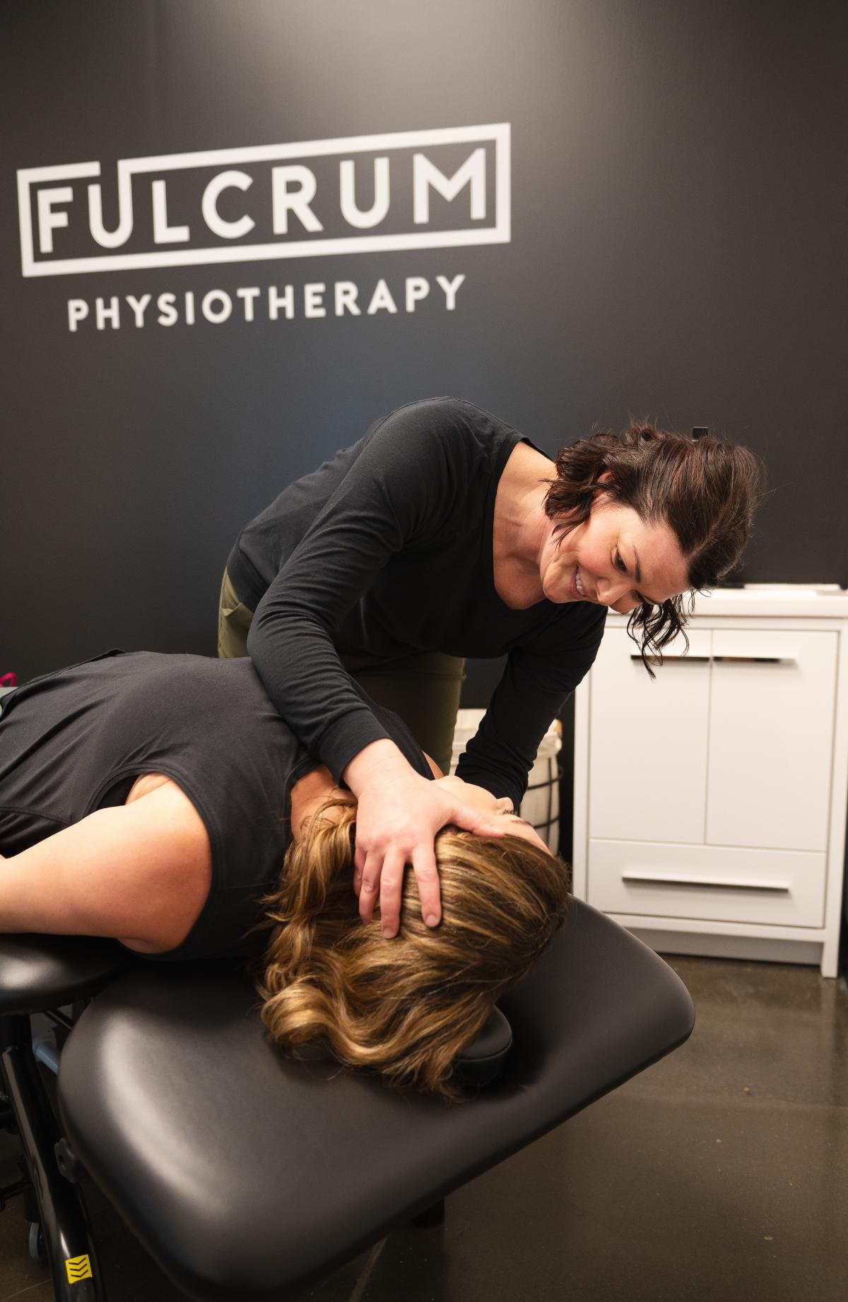 Robyn Spencer Physio assessing for BPPV
