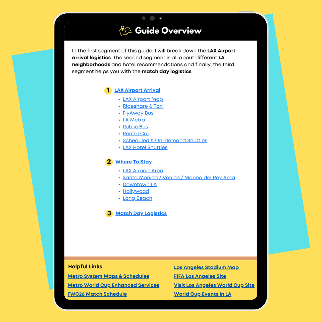 Preview of World Cup in LA 2026 PDF by Trip Tips with Chris-Overview.png