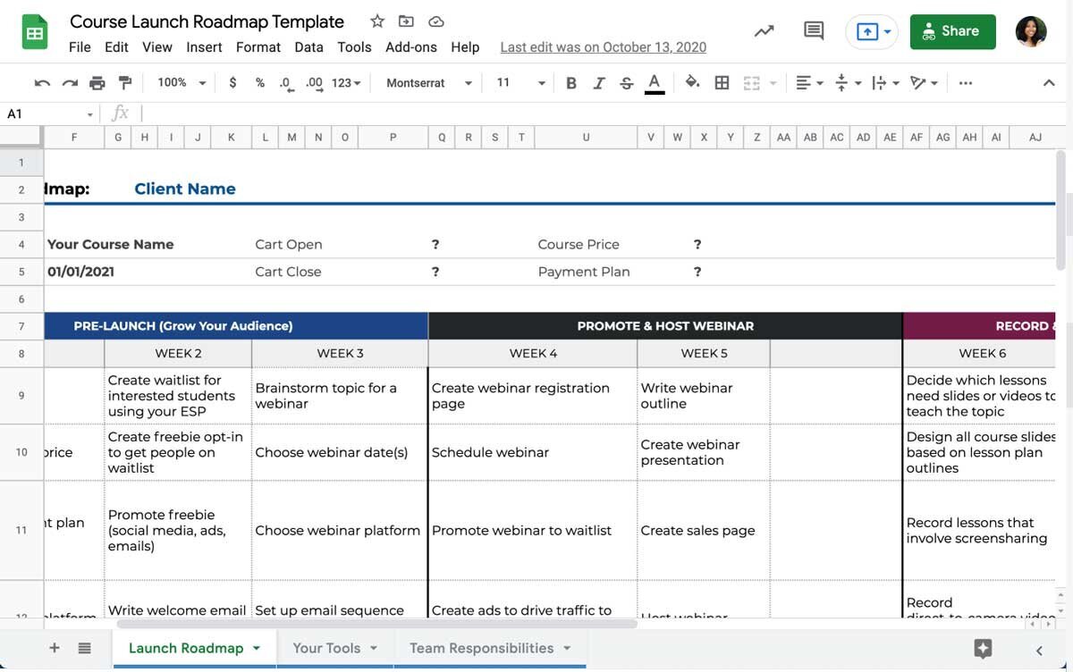 Can you share Google Sheets as a template?