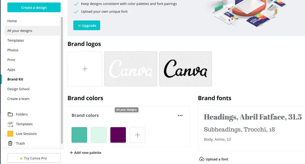 How to Create a Brand Kit on Canva Tutorial Create A Brand Kit in 5