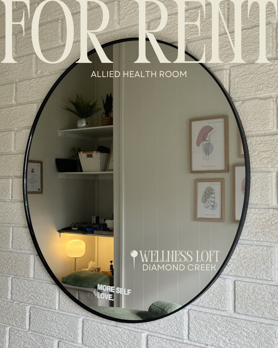 TREATMENT ROOM FOR RENT &ndash; DIAMOND CREEK 3089 | Available from 1st September 🪴

We have a beautiful treatment room available for long-term hire within our established Myotherapy clinic in Diamond Creek from 1st September.

The room comes fully 