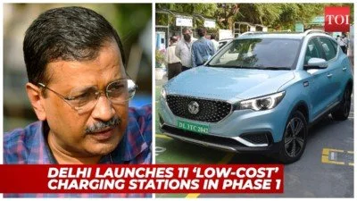 73 EV chargers, 12 battery swap stations launched by CM Arvind Kejriwal: More to come