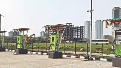Fast-charging hub at Kolkata's New Town for 30 EVs