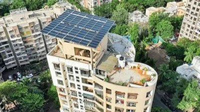 Kandivli building powers EVs with rooftop solar energy