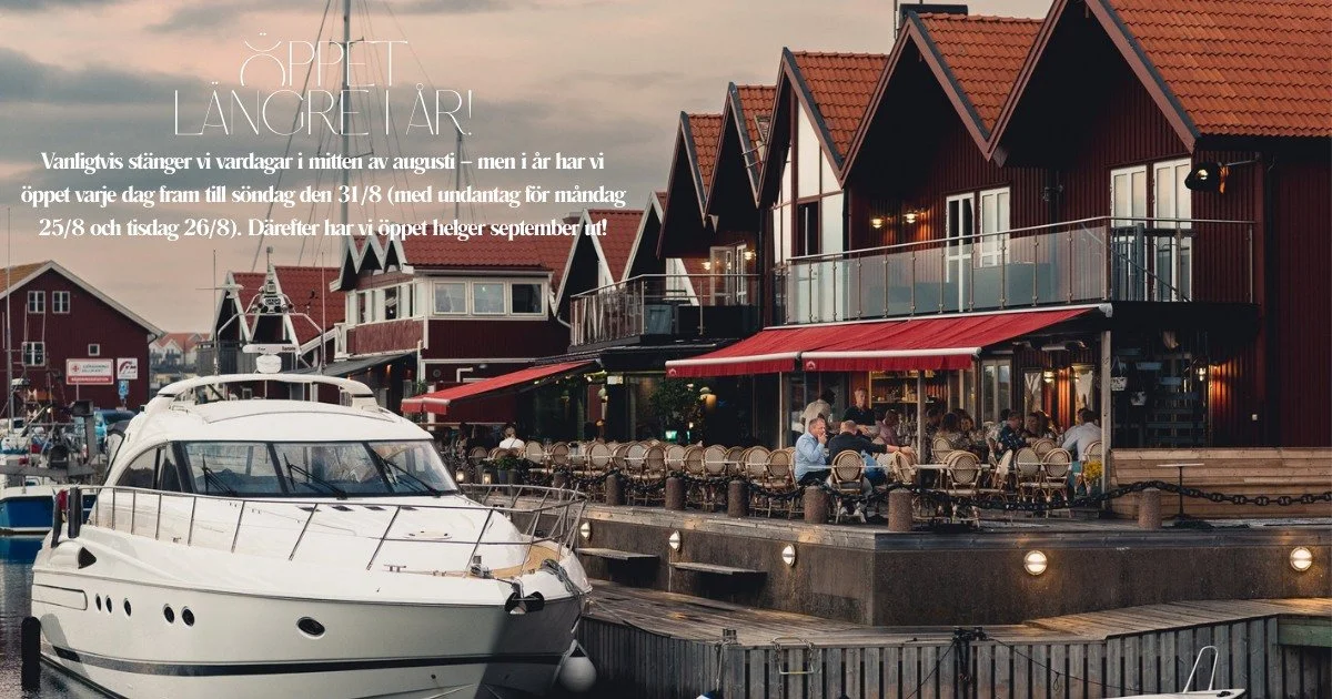Vi har &ouml;ppet l&auml;ngre i &aring;r! �
Vanligtvis st&auml;nger vi vardagar i mitten av augusti &ndash; men i &aring;r har vi &ouml;ppet varje dag fram till s&ouml;ndag den 31/8 (med undantag f&ouml;r m&aring;ndag 25/8 och tisdag 26/8).
Efter det