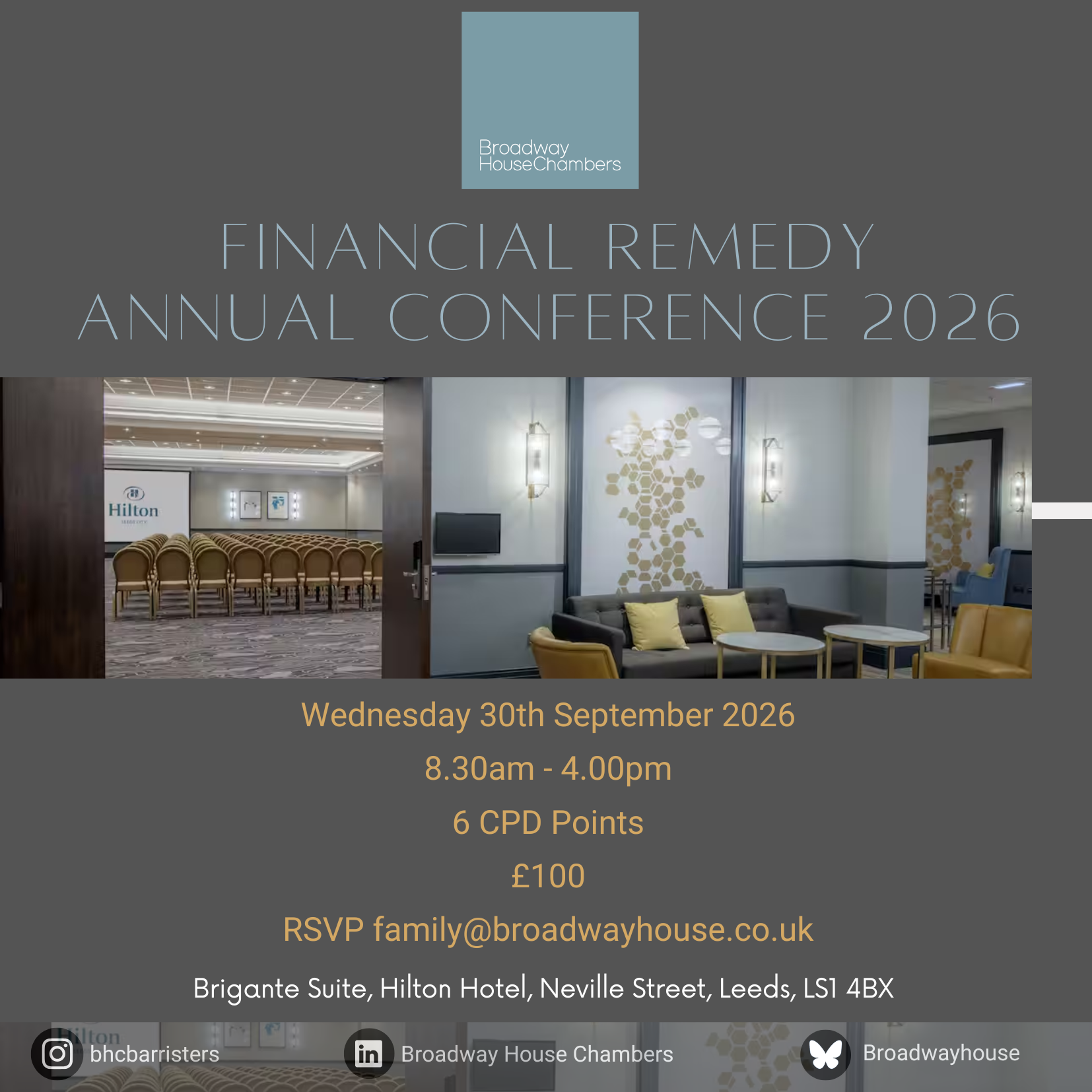 Save the Date: Financial Remedy Annual Conference