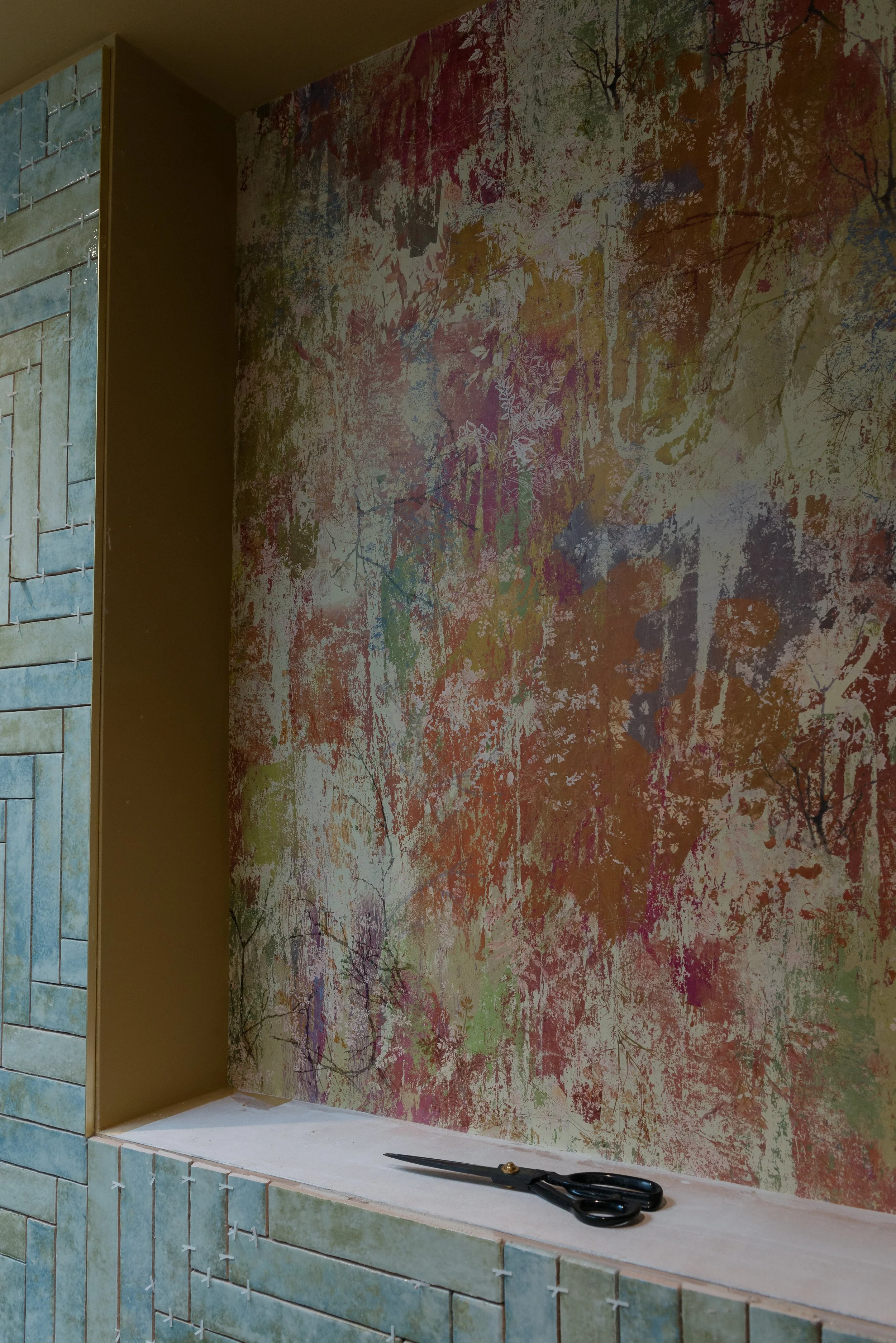 Painted Patina Wallpaper