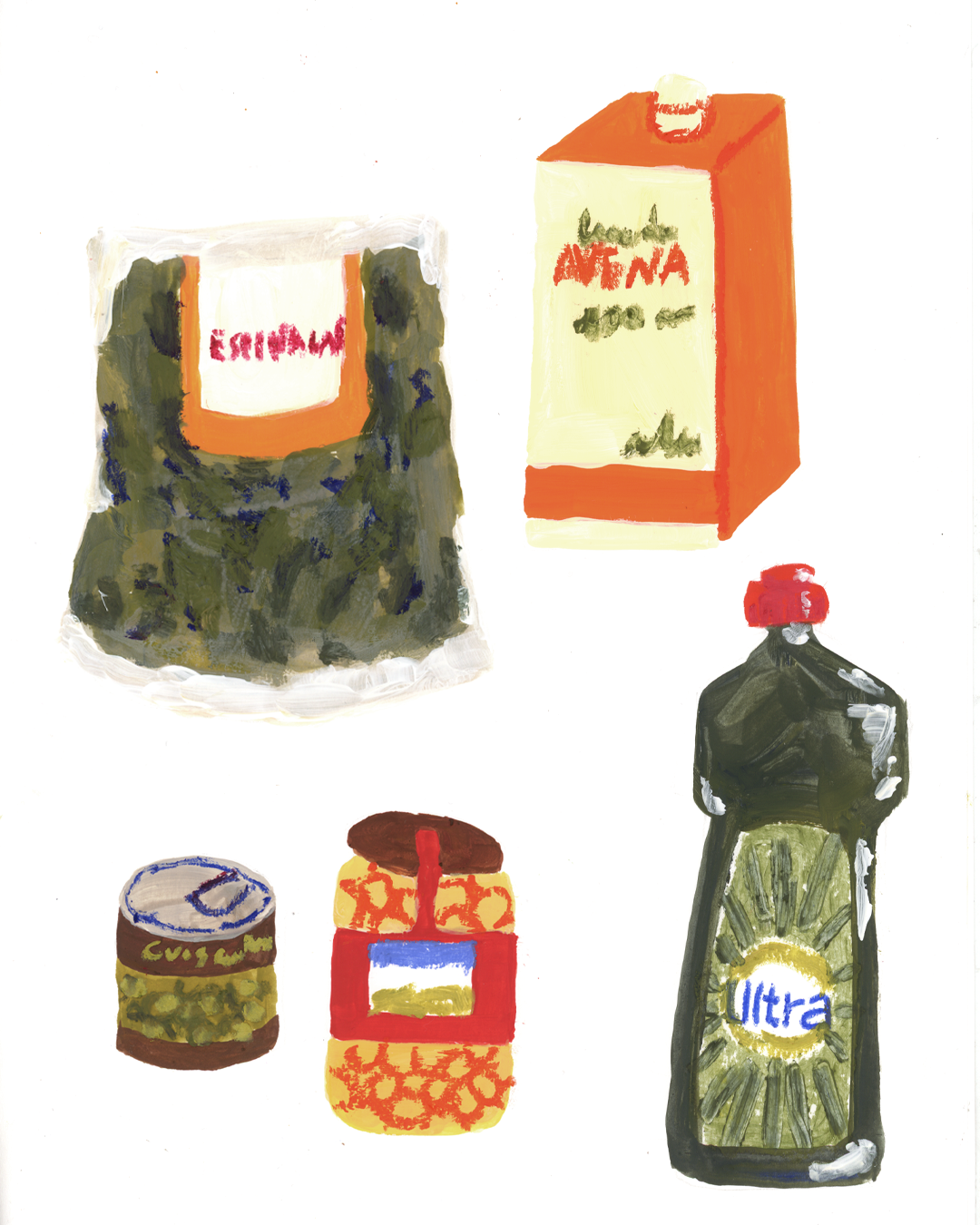 Lista de la compra: semana uno