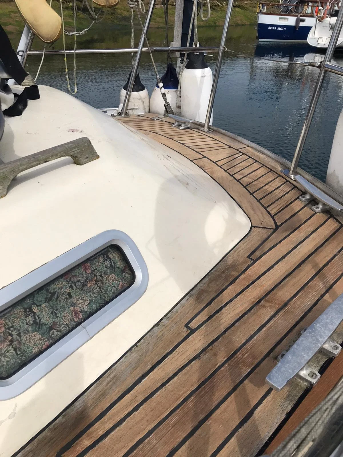 Teak Deck caulking replacement and repairs — Oxley Marine Boatbuilder