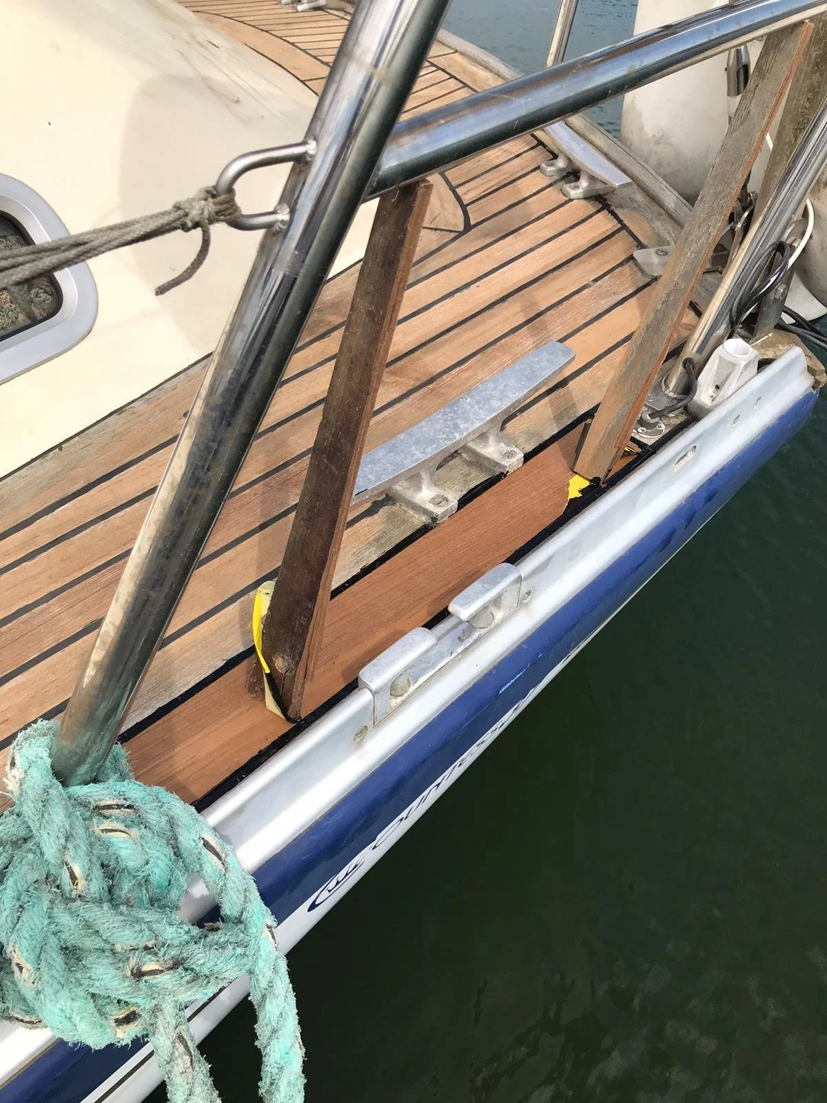 Teak Deck caulking replacement and repairs — Oxley Marine Boatbuilder