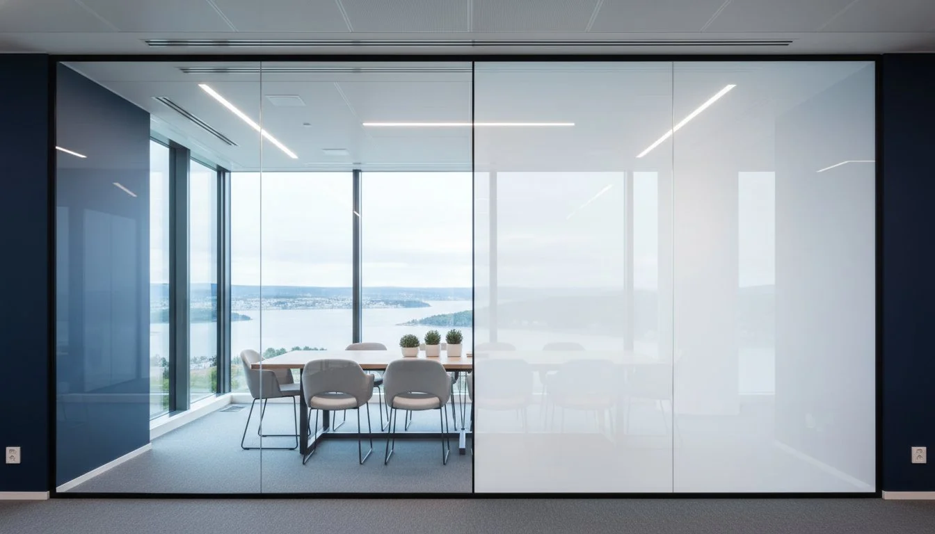 Minimalistisk design uten persienner: Slik oppnår du rene glassflater
