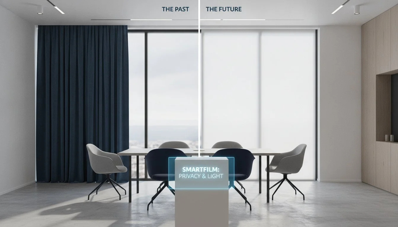 Smartfilm vs. gardiner: Hvorfor tradisjonell skjerming taper i 2026