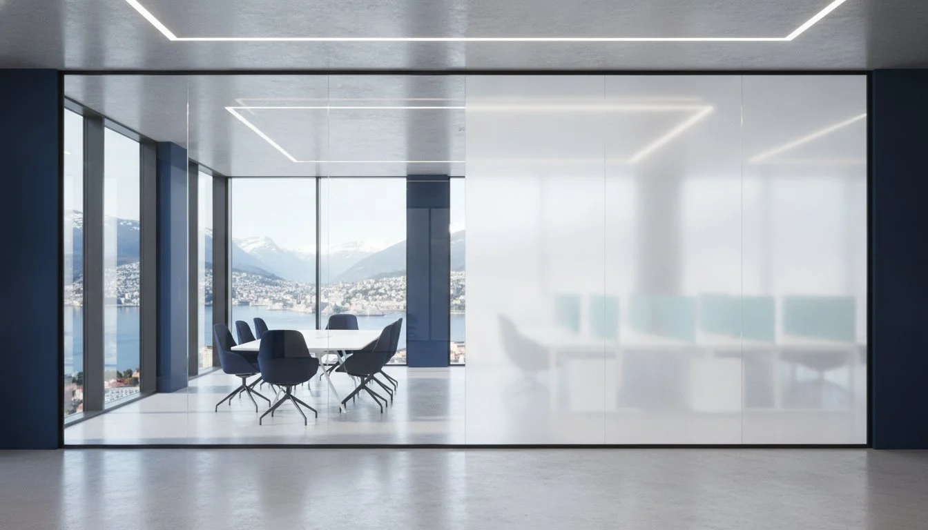 Smartglass vs. smartfilm: Hva er det riktige valget for ditt bygg i 2026?