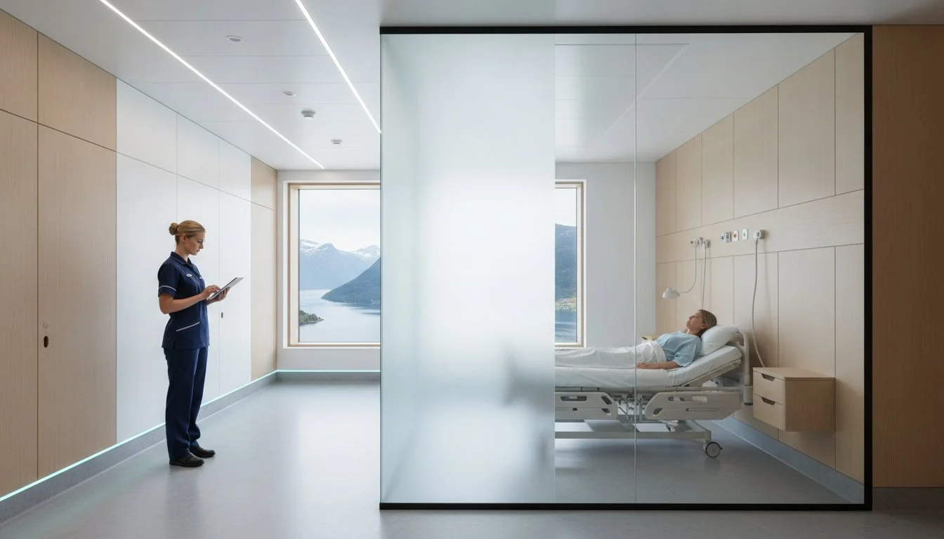 Smartfilm for sykehus: Fremtidens hygiene og personvern (2026)