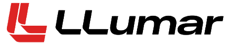 Logo av LLumar, et lager av solbeskyttelsesfilm