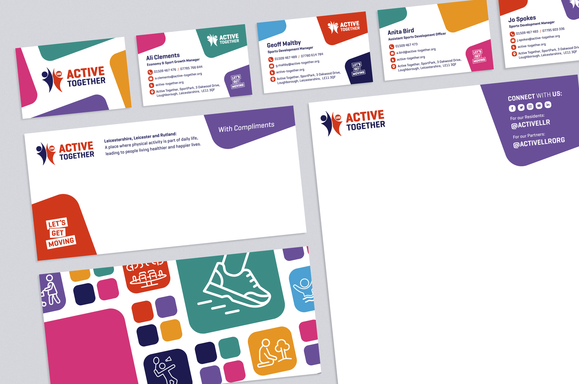 Stationery Design for Active Together