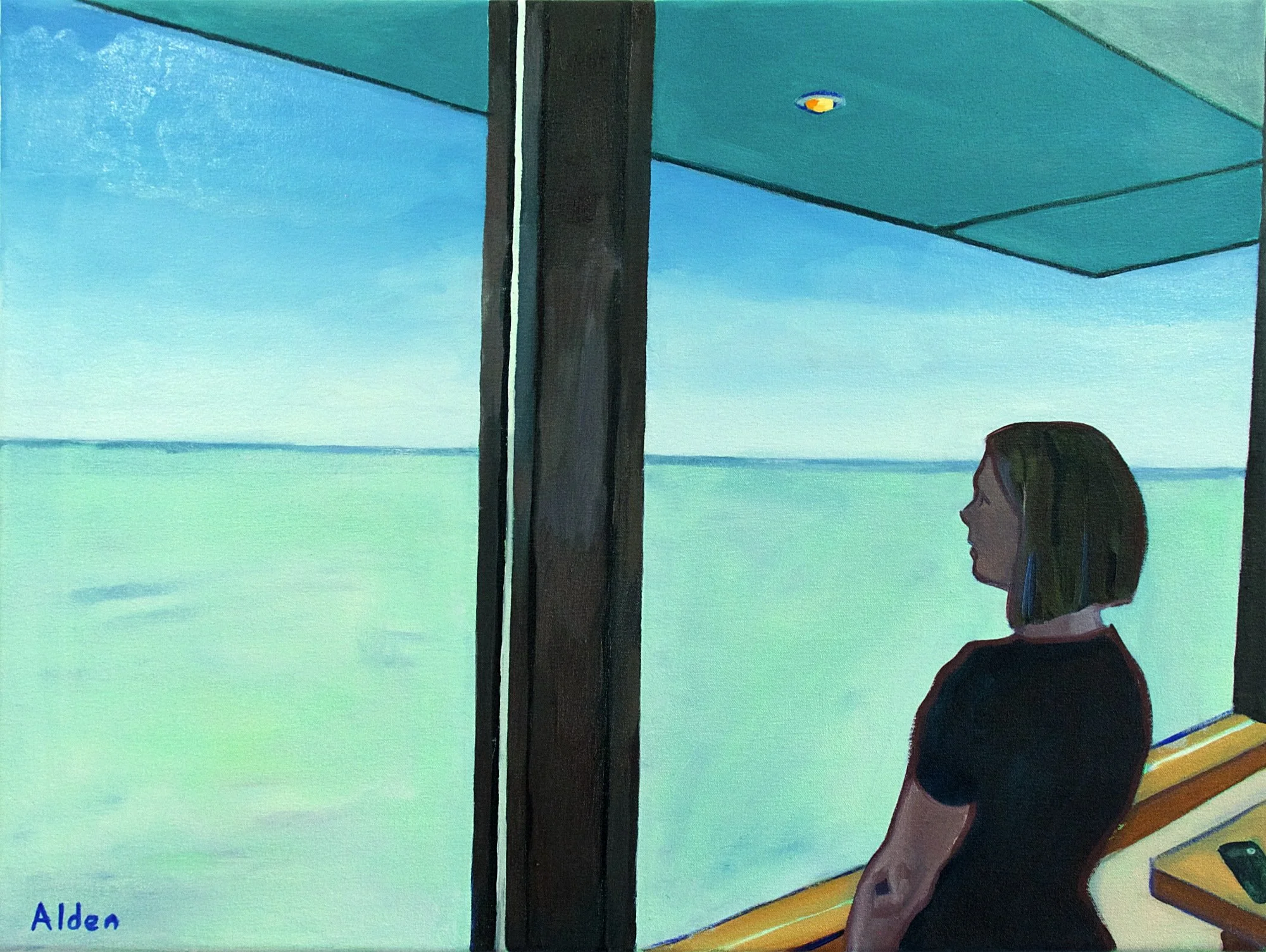 Island Room. Oil on Canvas, 2026