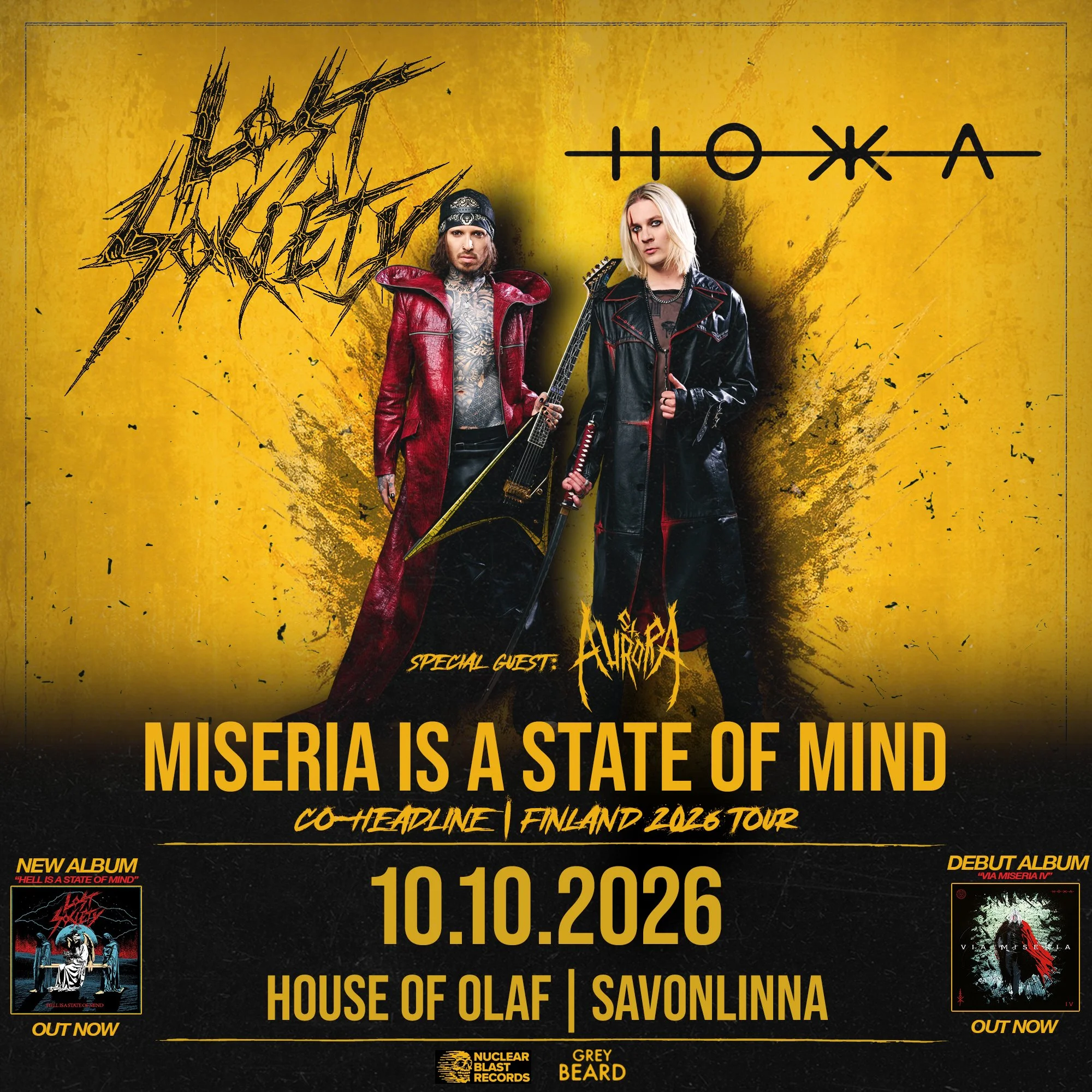 Lost Society & HOKKA / support St. Aurora