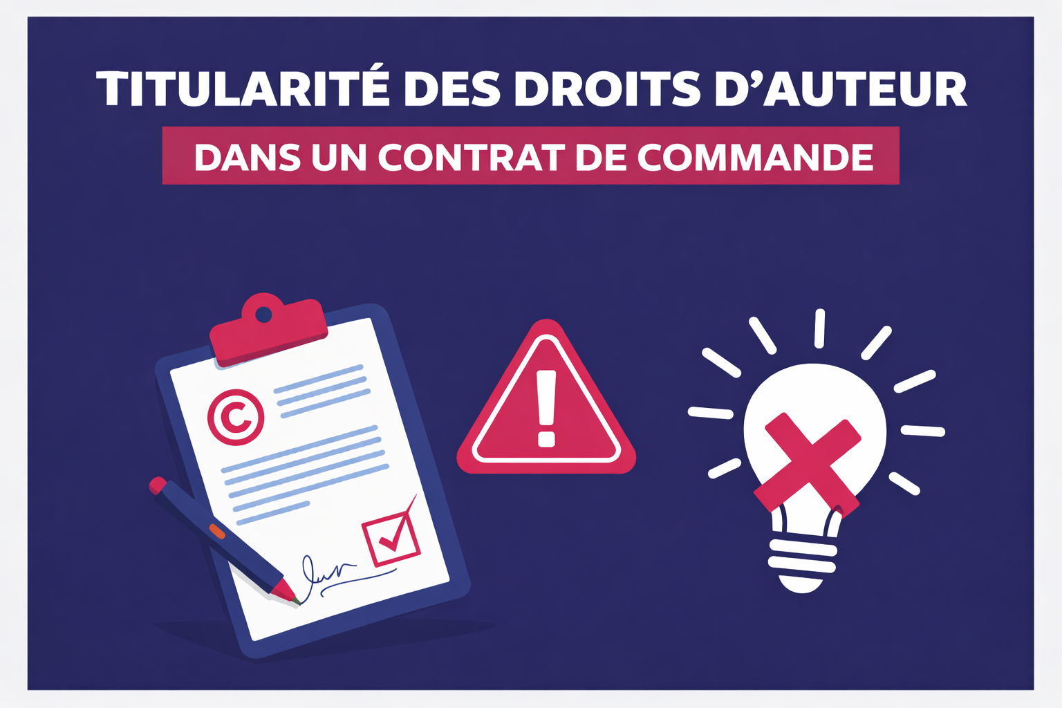 TITULARITÉ DES DROITS D’AUTEUR DANS UN CONTRAT DE COMMANDE