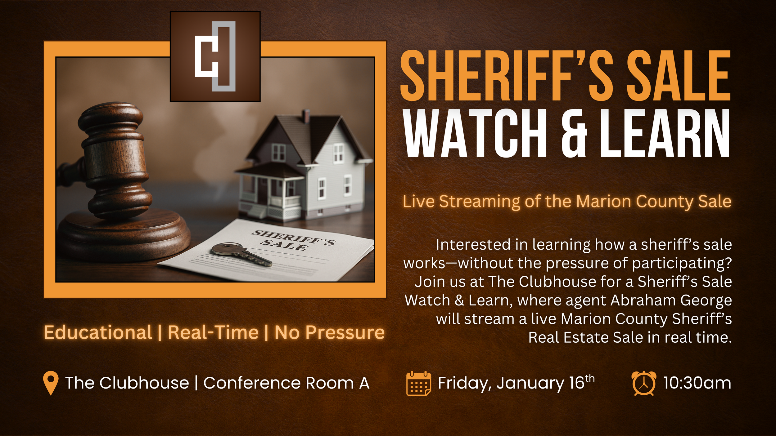 Sheriff's Sale Watch & Learn