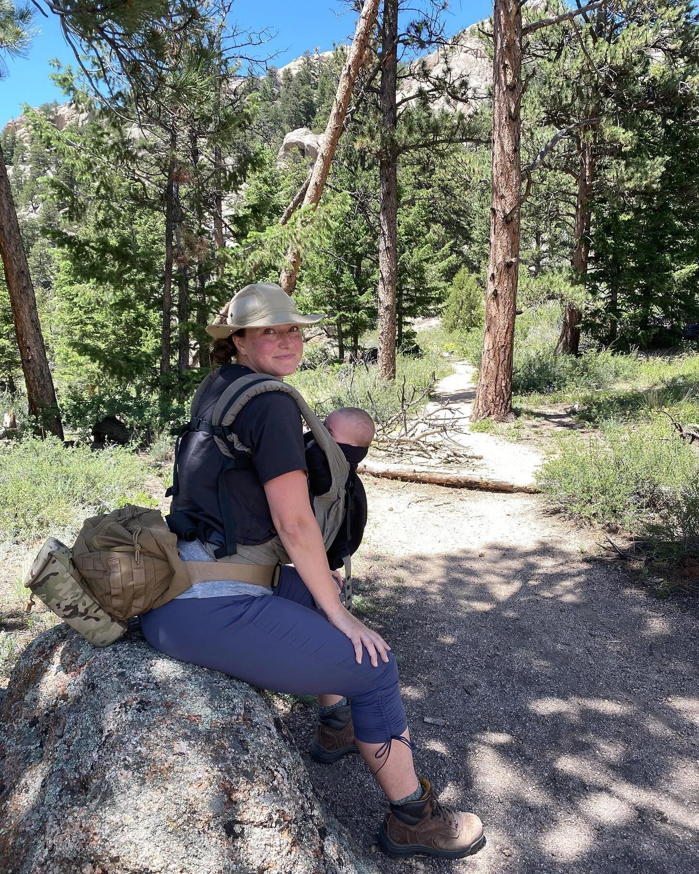 4 miles &bull; 8,925ft &bull; 1,120ft gain 🏔 Today we went on our first proper hike with Isla in tow and it the perfect day in every way. It&rsquo;s incredible how it feels like everything has changed and nothing has changed all at the same time.