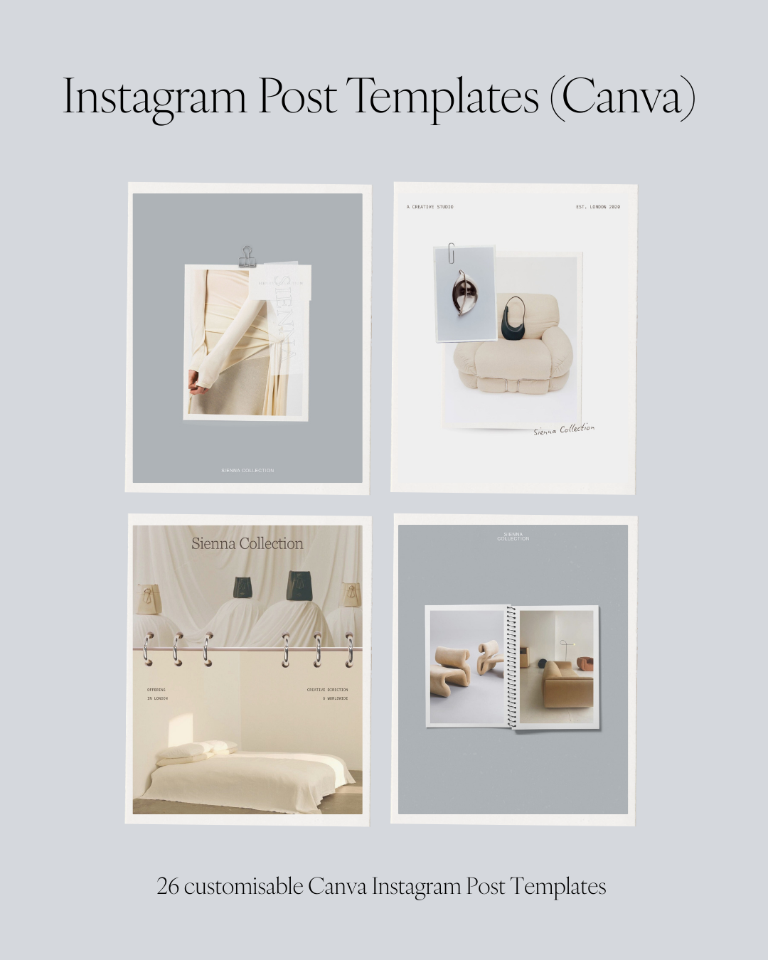 Instagram Post Templates - Sienna Collection