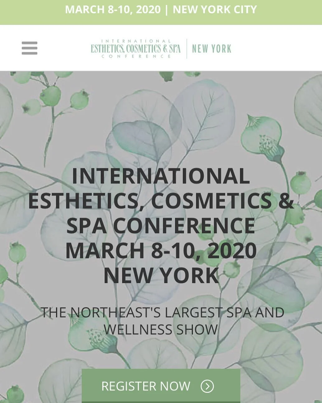 So excited 🥳 to see and learn about new skin products, technologies and equipment and techniques 🙌🏽
&bull;
Who else is going??
